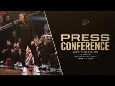 Konferensi Pers Bola Basket Wanita Purdue Turnamen Sepuluh Besar 2026 – Purdue Boilermakers