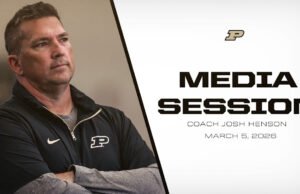 Sesi Media Pelatih Josh Henson | Purdue Football – Pembuat Boiler Purdue