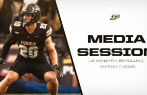 Sesi Media Winston Berglund | Purdue Football – Pembuat Boiler Purdue