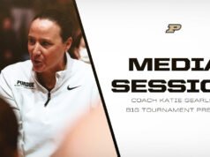 Sesi Media Turnamen Sepuluh Besar Pelatih Katie Gearlds | Bola Basket Wanita Purdue – Pembuat Boiler Purdue
