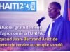 Belajar agronomi gratis di UNIFA: ketika Jean-Bertrand Aristide mencoba memberikan haknya kepada masyarakat. Berita terbaru dari Haiti: Politik, Keamanan, Ekonomi, Budaya.