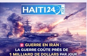 Perang di Iran: perang merugikan Amerika Serikat hampir $1 miliar per hari Berita terbaru dari Haiti: Politik, Keamanan, Ekonomi, Budaya.