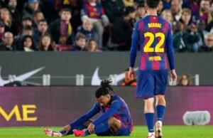 Laporan – Pertandingan yang akan dilewatkan oleh bintang Barcelona karena cedera membuatnya absen selama 4-5 minggu