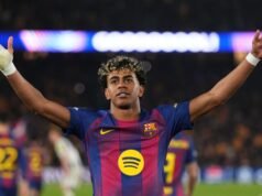 Lamine Yamal mencetak rekor Liga Champions UEFA dengan gol melawan Newcastle United