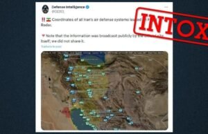 Misinformasi: Pertahanan Udara Iran Terungkap di Situs Pemantauan Lalu Lintas Udara? Ini adalah permainan video!