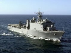 Kapal amfibi Amerika USS Tortuga kembali melaut setelah tidak bisa bergerak selama dua belas tahun