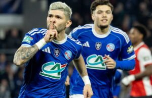 Tayangan slide. Pelarian Panichelli, balas dendam Enciso… Kualifikasi Racing Club de Strasbourg di semifinal Coupe de France dalam gambar