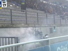 Rugbi – Pro D2. Mulainya kebakaran, intervensi petugas pemadam kebakaran dan pemadaman listrik: pertandingan Colomiers