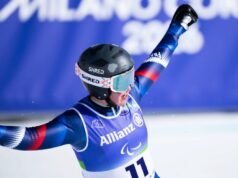 Paralimpiade Musim Dingin 2026. Aurélie Richard berbaju perak di lereng