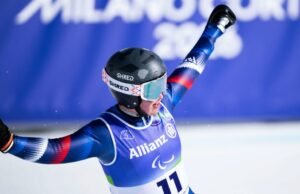 Paralimpiade Musim Dingin 2026. Aurélie Richard berbaju perak di lereng