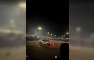 Drome. Pertemuan tuning liar yang melibatkan lebih dari 500 orang sedang berlangsung di tempat parkir Leclerc di Saint-Paul-lès-Romans