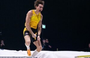 Atletik. Lompat galah: Armand Duplantis sekali lagi memecahkan rekor dunia