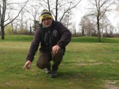 Di sini kita bertindak! Di Chalampé, air dan produk fitosanitasi menjadi inti masalah lapangan golf