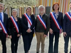 Lingolsheim. Walikota Catherine Graef-Eckert dengan mudah terpilih kembali