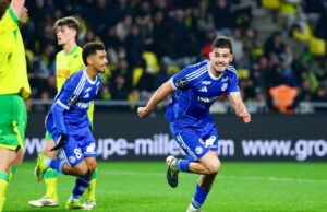 Tayangan slide. Gol di masa tambahan waktu, digandakan oleh Panichelli… Hidupkan kembali kemenangan Racing Club de Strasbourg melawan Nantes dalam gambar