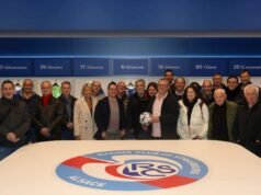 Omnisport. Bagian Alsace dari Persatuan Jurnalis Olahraga di Perancis sedang menyelam di Meinau