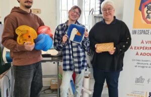 Schiltigheim. FabLab, tempat ketiga, pencipta CabAnne membuka pintunya untuk umum