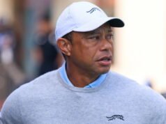 AMERIKA SERIKAT. Legenda golf, Tiger Woods kembali terlibat kecelakaan mobil, empat tahun kemudian