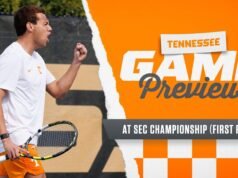 Pusat Tenis Putra: Vols Di Kejuaraan SEC (Putaran Pertama)