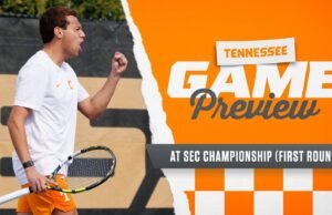 Pusat Tenis Putra: Vols Di Kejuaraan SEC (Putaran Pertama)