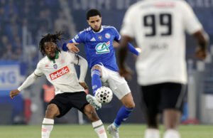 Reaksi Andrew Omobamidele setelah tersingkirnya Racing Club de Strasbourg