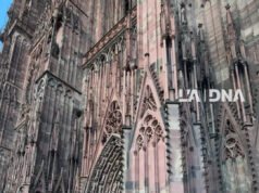 karena setan, selalu ada angin di sekitar Katedral Strasbourg