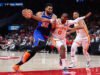 Towns mencetak triple-double dan Knicks mengalahkan Hawks 114-98 untuk menyamakan kedudukan menjadi 2-2