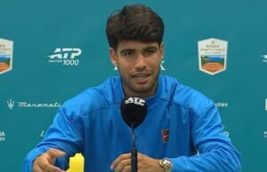 Carlos Alcaraz menolak menjawab pertanyaan Jannik Sinner jelang final Monte Carlo Masters | Tenis | Olahraga