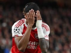 Bintang Arsenal tertatih-tatih dari pertandingan Liga Champions beberapa hari sebelum pertandingan Man City | Sepak Bola | Olahraga