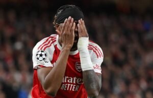 Bintang Arsenal tertatih-tatih dari pertandingan Liga Champions beberapa hari sebelum pertandingan Man City | Sepak Bola | Olahraga