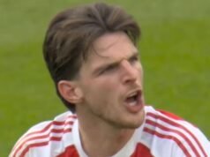 Pesan tiga kata Declan Rice kepada tim Arsenal segera setelah kekalahan Man City | Sepak Bola | Olahraga