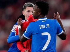 Gianluca Prestianni mendapat larangan UEFA atas insiden rasisme Vinicius Jr | Sepak Bola | Olahraga