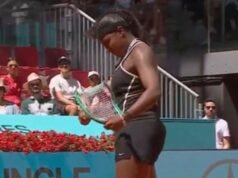 Bintang Madrid Terbuka menghancurkan raket saat enam match point diledakkan dalam kontes dramatis | Tenis | Olahraga