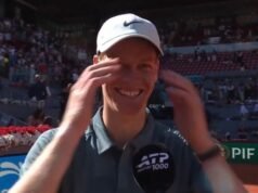 Jannik Sinner berwajah merah dalam wawancara di pengadilan setelah pertanyaan kencan | Tenis | Olahraga