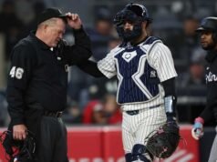 Permainan Yankees-Marlins memakan waktu 3 jam, 49 menit untuk 9 inning, terlama di era pitch clock