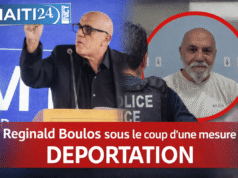 Reginald Boulos dalam tindakan deportasiBerita terbaru dari Haiti: Politik, Keamanan, Ekonomi, Budaya.
