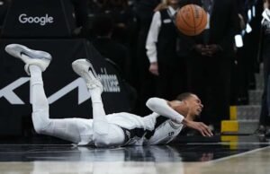 Trail Blazers mengalahkan Spurs 106-103 hingga seri genap setelah Wembanyama tersingkir karena gegar otak