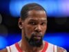 Kevin Durant kembali duduk saat Rockets menghadapi eliminasi memasuki Game 4 melawan Lakers