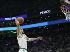 Jayson Tatum kembali kuat ke babak playoff untuk Celtics, yang mengalahkan 76ers 123-91 di Game 1