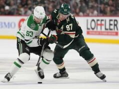Stars dan Wild pergi ke OT dengan skor 3 di Game 3 setelah gol power-play Duchene di pertengahan posisi ke-3