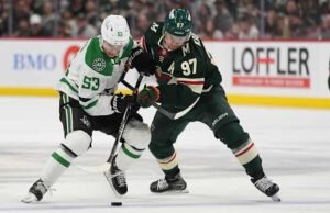 Stars dan Wild pergi ke OT dengan skor 3 di Game 3 setelah gol power-play Duchene di pertengahan posisi ke-3