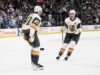 Gol perpanjangan waktu Theodore mengangkat Golden Knights menang 5-4 atas Mammoth; seri seri 2-semua