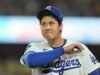 Shohei Ohtani melempar tetapi tidak melakukan pukulan untuk pertama kalinya sejak tahun 2021. Dia masih sakit karena terkena lemparan