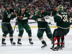 Defleksi Boldy di akhir OT pertama mengangkat Wild melewati Stars 3-2 untuk menyamakan seri menjadi 2