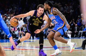 Luka Doncic dari Lakers mengalami cedera hamstring kiri saat kalah telak dari Thunder dengan MRI dijadwalkan pada hari Jumat