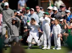 Frankie Fleetwood yang berusia 8 tahun mencuri perhatian selama Kontes Par 3 menjelang Masters