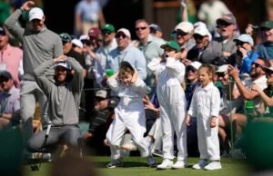 Frankie Fleetwood yang berusia 8 tahun mencuri perhatian selama Kontes Par 3 menjelang Masters