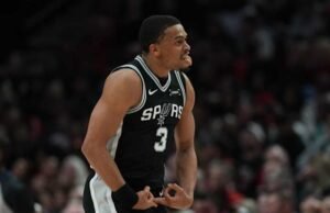 Spurs mengalahkan Trail Blazers 120-108 tanpa Wembanyama untuk memimpin seri 2-1