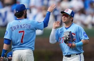 Ballesteros, Hoerner dan Happ homer saat Cubs mengalami kekalahan ke-9 berturut-turut dalam kejar-kejaran 12-4