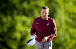 Pasangan Garcia-Rahm menghasilkan pesta pora awal ketika Sergio membanting tongkatnya, lalu membawa tas Rahm